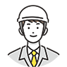 建設会社安全担当の方 イメージ